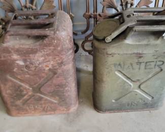 Antique jerry cans