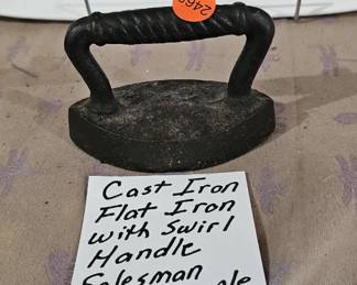 CAST IRON SALESMAN SAMPLE