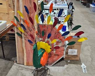 YARD METAL DECOR TURKEY