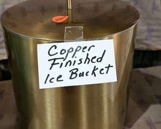 COPPER FINISHED ICE BUCKET