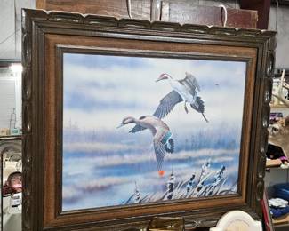 FRAMED DUCK PICTURE