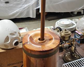 WOODEN CHURN