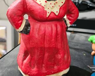 MAMMY DOORSTOP CAST IRON