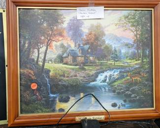 THOMAS KINCADE FRAMED PICTURE