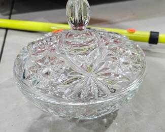 GLASS CANDY DISH