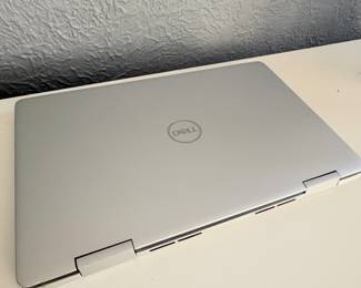 silver Dell Inspiron 2-in-1 convertible laptop