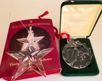Waterford Christmas Ornaments 