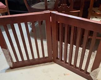 Wood Dog gate 