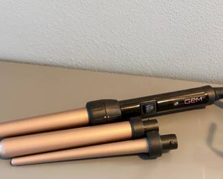 GEM 3 in 1 Curl Designer Professional Ceramic Hair Styling Iron.