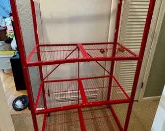 Origami R5 foldable 4-tier garage shelving unit designed for heavy-duty storage.
Dive