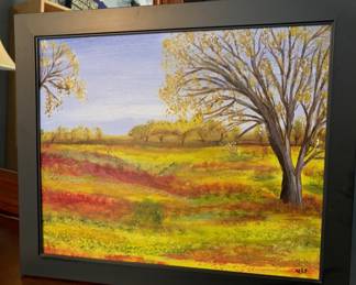 Original Art on Canvas and Framed