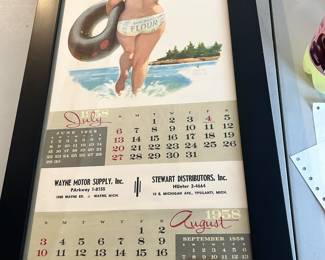 Duane Bryers pin up calendar 1958