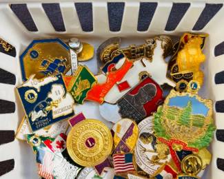 Lyons Club Pins 1970's-1980's