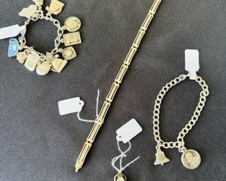 Sterling Silver Charm Bracelets / Pendant