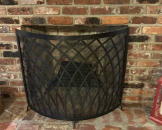 Fireplace screen