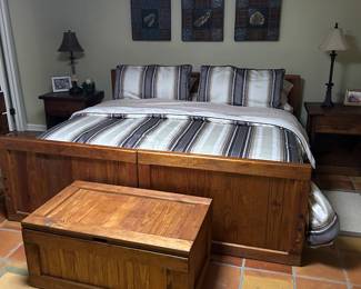 Two twin beds to make larger than king