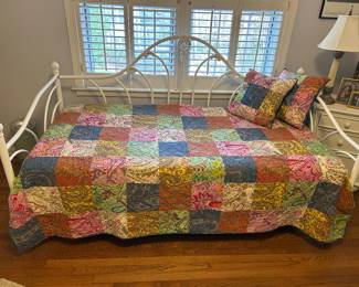 Trundle with twin pull out bed under
80 inches wide by 38 inches deep by 2 feet high