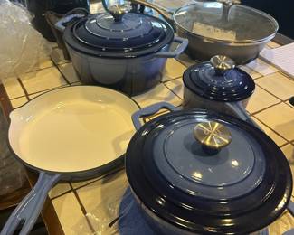 Brand new cast-iron with porcelain interior