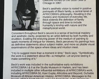 SHERMAN BECK AFRICOBRA ARTIST! ESG is humbled to host this historic BLACK ART COLLECTION.