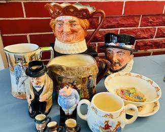 Sampling of large Royal Doulton collection