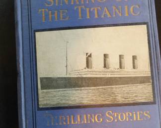 ANTIQUE TITANIC BOOK  (SEE NEXT PIC)