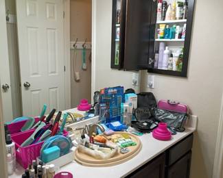 Lots of toiletries and healthcare and beauty items