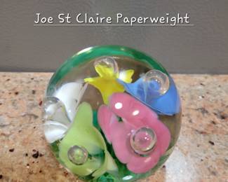 Joe St Claire Paperweight 