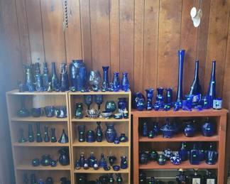 Cobalt Blue Glassware 