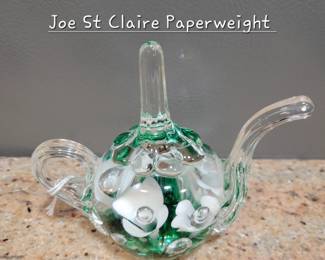 Joe St Claire Paperweight 