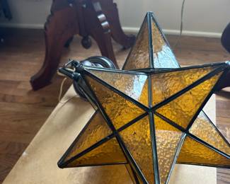 Moravian star pendant light 