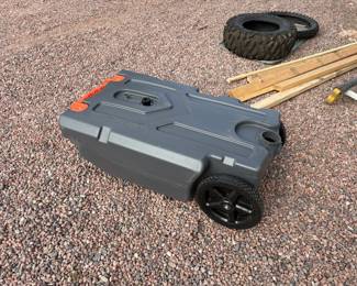 rv portable sewer dump tank