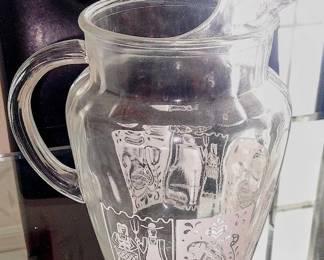 220 vintage water pitcher