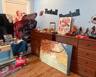 Dressers / Desk/ vintage collectable diecast cars