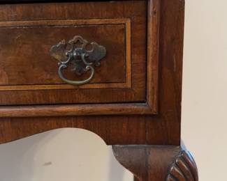 61” x 15” x 21” Queen Anne Style Arched Top Display Cabinet