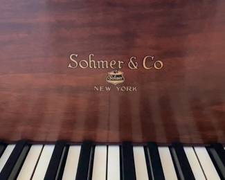 Sohmer & Co. Baby Grand Piano – Model 54 “Cupid Grand” with Bench – New York Made