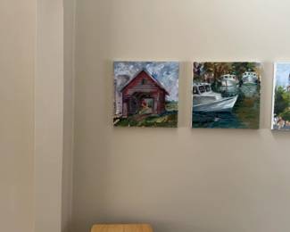 ‘Maryland Barn’ by Linda Press 12”x12” Original Painting