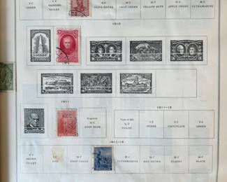 Vintage 1941 Scott International Junior Postage Stamp Album – Partially Filled