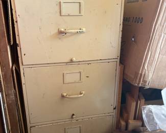 Antique File Cabinet 