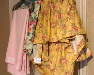 Yellow Full Bed Skirt - Fits the White Iron Bed 