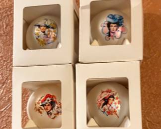 Vintage Avon Christmas Ornaments 