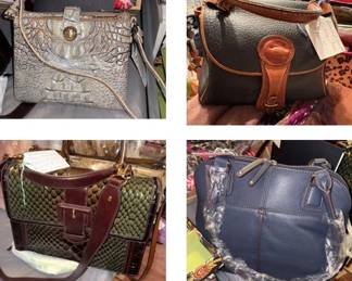 Designer Purses:  BRAHMN,  Tignanello, Dooney Burke