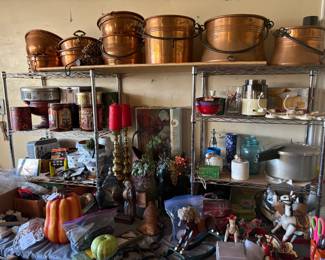 Copper Pots and  other MISC