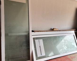 set of 4 PANORAMIC DOORS, NEVER INSTALLED, BRAND NEW, HALF PRICE