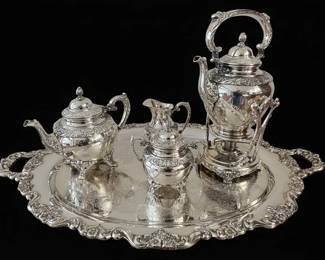 Rogers Bros IS Silverplate Tea Set