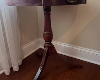 Mersman Style Mahogany Drum Table