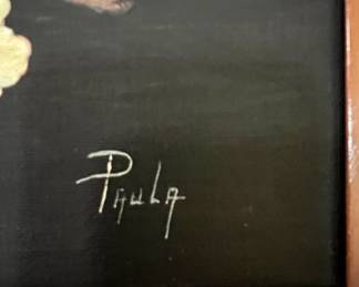 Folk Art Floral Still Life Painting