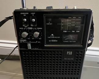 Sony ICFw Three Band Receiver