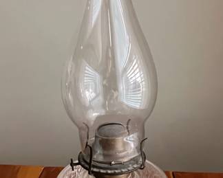 Oil Lamp with Brass Burner