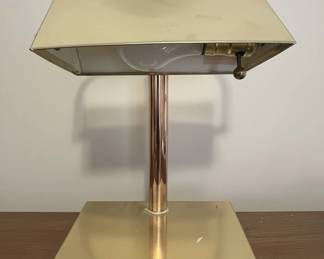 Brass Bankers Lamp