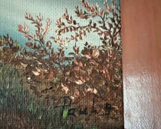 Landscape Painting with Stone Bridge